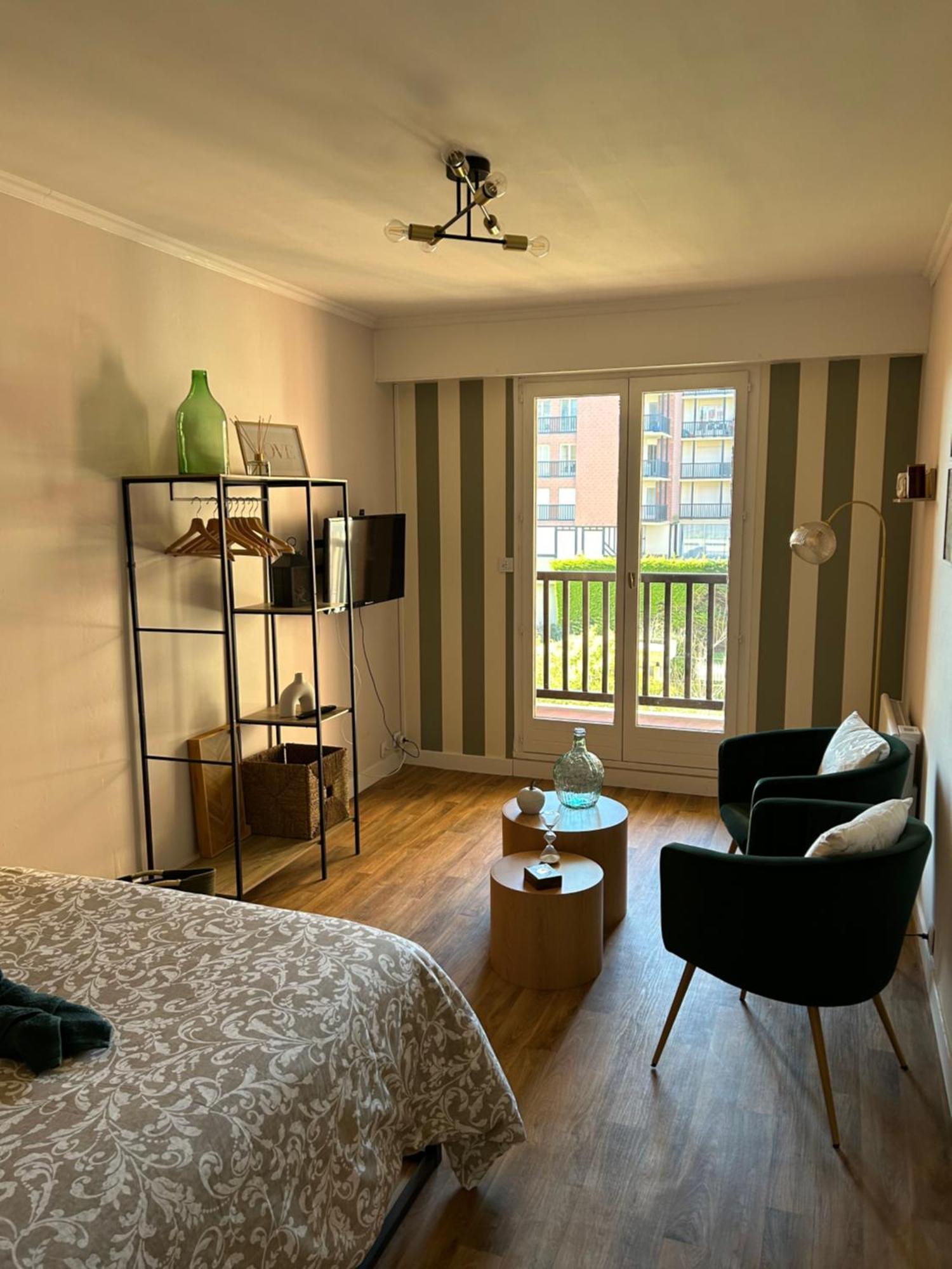 La Suite Emeraude, Studio Chic, Acces Direct Plage Cabourg Luaran gambar